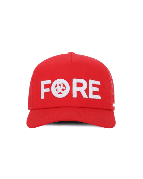 The Fore Trucker Hat - Red