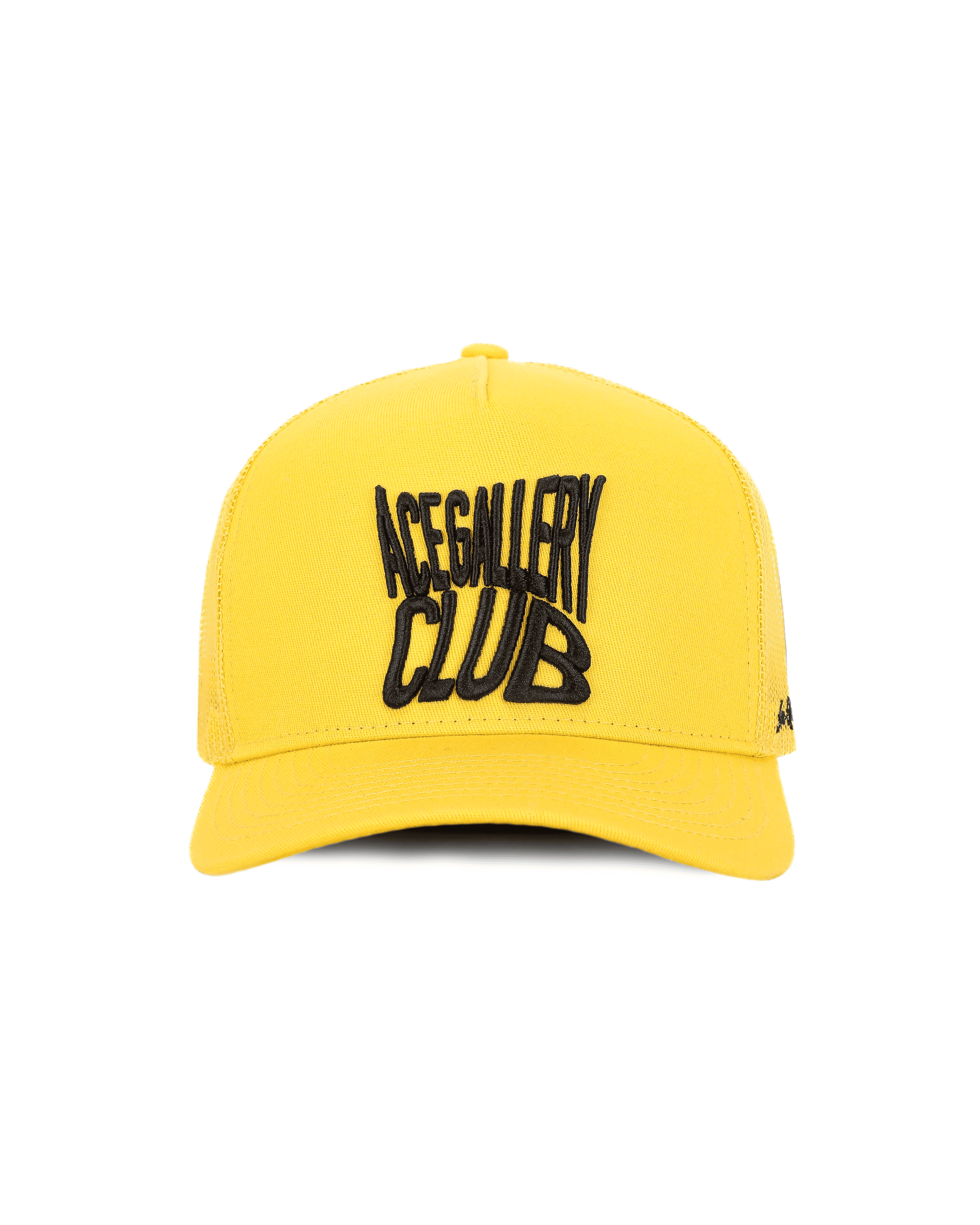 THE WAVY TRUCKER HAT - YELLOW – ACE GALLERY CLUB
