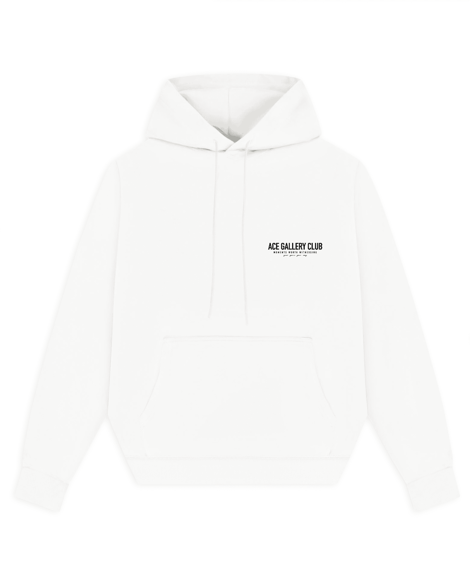 AGC MOMENTS HOODIE - WHITE